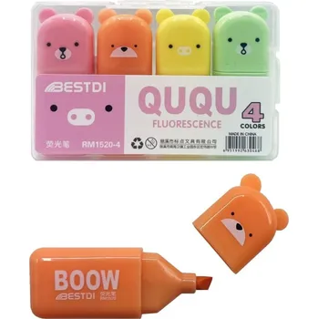 Zvýrazňovač Pastelové zvýrazňovače mini (4ks)