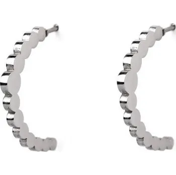 Náušnice Náušnice z nerezové oceli 6 stříbrná