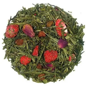 Jahody v šampaňském - zelený aromatizovaný čaj, balení 50 g