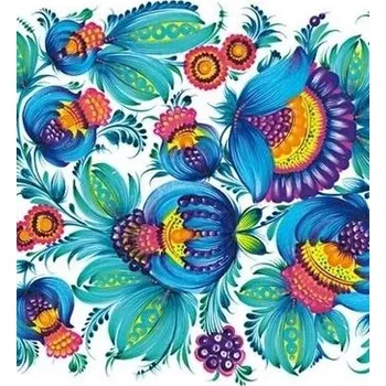 Set školních potřeb Notatnik ozdobny 128x165/64K kratka Kwiaty