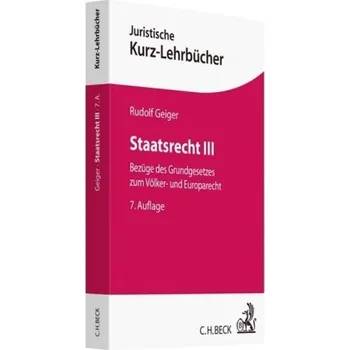 Staatsrecht III - Geiger, Rudolf