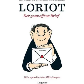Komiks pro dospělé Der ganz offene Brief - Loriot [DE] (2023, Firma, Diogenes Verlag AG)