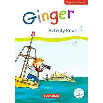 Cizí jazyk Ginger - Early Start Edition 4. Schuljahr - Activity Book mit Audio-CD, Minibildkarten und Faltbox - Caspari-Grote, Kerstin