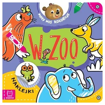 První čtění W zoo. Mały miś koloruje - Bator Agnieszka