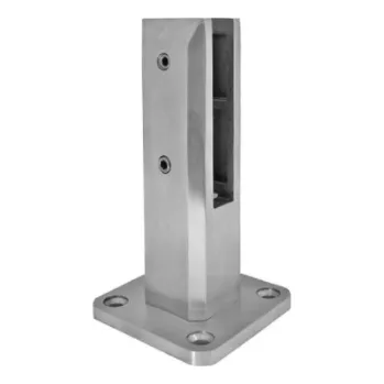 Zábradlí Nerezové zábradlí - Kotvící sloupek sklo, AISI 304