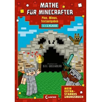 První čtění Mathe für Minecrafter - Mein extrastarkes Übungsbuch - Brack, Amanda