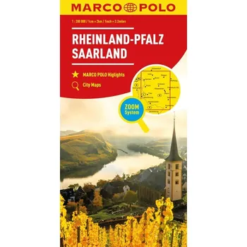 MARCO POLO Regionalkarte Deutschland 10 Rheinland-Pfalz, Saarland 1:200.000
