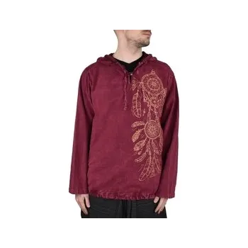 Pánské oblečení Pánská mikina Lapač snů, vínová