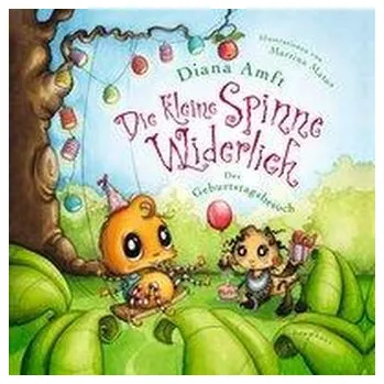 První čtění Die kleine Spinne Widerlich - Der Geburtstagsbesuch (Pappbilderbuch) - Amft, Diana