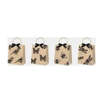 Dětské hřiště Torba prezentowa kraft 28x28cm z kokardą mix