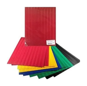 Set školních potřeb Tektura falista 3D kolorowa 25x35cm 10 arkuszy