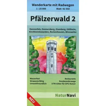 Pfälzerwald 2. Blatt 42-550, 1 : 25 000