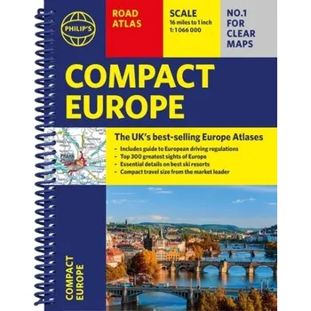 Kniha Philip's Compact Atlas Europe - Philip's Maps