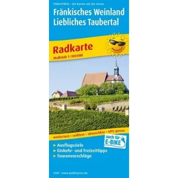 PublicPress Radkarte Fränkisches Weinland, Liebliches Taubertal