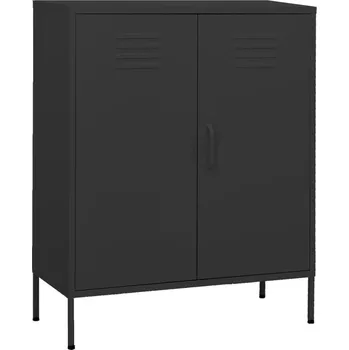 Policová skříň vidaXL Úložná skříň 80 x 35 x 101,5 cm ocel [336163] Barva: antracitová