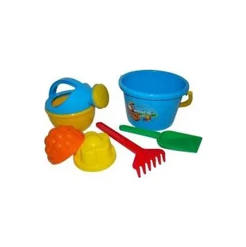 Hra na zahradu Sada na písek č. 205: Kbelíček střední: 2 formičky: Ko /+1