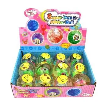 Hra na zahradu Piłka świecąca 5,5cm Buźka mix