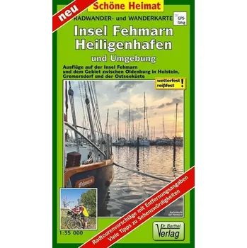Radwander- und Wanderkarte Insel Fehmarn, Heiligenhafen und Umgebung - Verlag Dr. Barthel