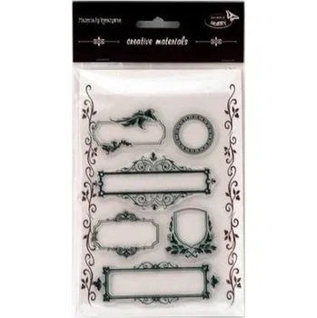 Stemple kreatywne ramki ozdobne