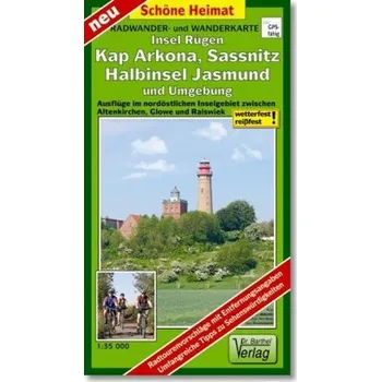 Doktor Barthel Karte Insel Rügen, Kap Arkona, Sassnitz, Halbinsel Jasmund und Umgebung
