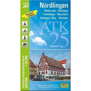ATK25-J07 Nördlingen (Amtliche Topographische Karte 1:25000) - Landesamt für Denkmalpflege Hessen