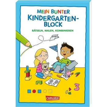 První čtění Mein bunter Kindergarten-Block: Rätseln, malen, kombinieren - Sörensen, Hanna