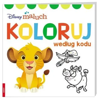 První čtění Disney Maluch. Koloruj według kodu - opracowanie zbiorowe