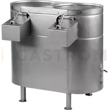 Kuchyňská škrabka Škrabka na brambory dvojitá, nerezová, zatížení 2x10 kg, výkonnost 500 kg/h | SPOMASZ NAKŁO, OZ15Nx2