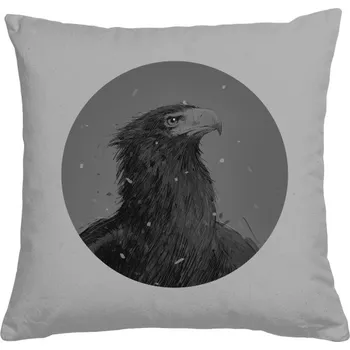 Dekorativní polštářek Polštář bavlněný s potiskem The Hawk (Polštářek)