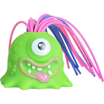 Figurka Příšerka s tahacími vlasy se zvukem a světlem Barva: Zelená