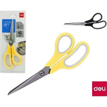 Nůžky 195mm LUX DELI E6002 mix