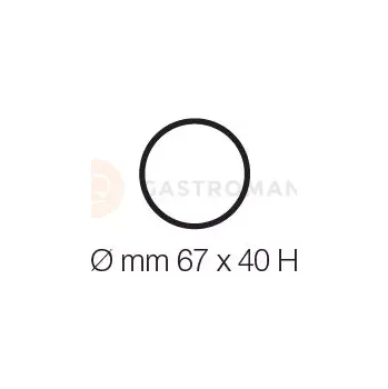 Výrobník cukrové vaty Sada: tác + 96 formiček na monoporce - kruh, 44x25 mm, 600x400 mm | PAVONI, TMTS