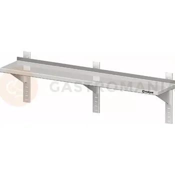 Závěsné křeslo Police nerezová závěsná jednopatrová 1600x400x400 mm | STALGAST, 981764160