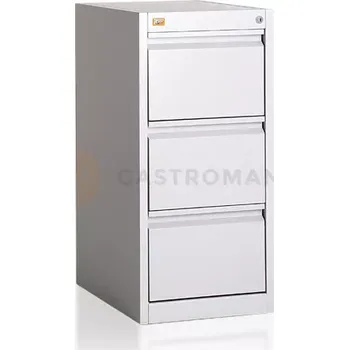 Zahradní skříň Kartotéka, formát A-4, 3 zásuvky | KART-MAP, A4/3