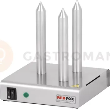 Ohřívač nápojů Hot-dog 3 trny, 0,1 kW | REDFOX, HD-3