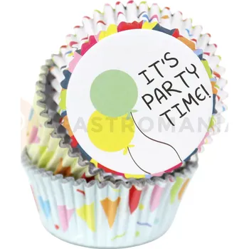 Kuchyňská sůl Košíčky na cupcake, průměr 5 cm, 60 ks geometrické tvary | PME, BC907