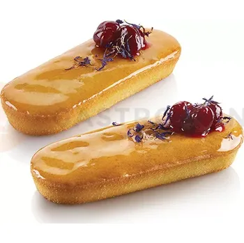 Kuchyňská sůl Silikonová forma na malé zákusky - eklérky, 24x 130x48x20mm | SILIKOMART, Air Plus 32 Midi Plumcake