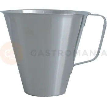 Nerezový dřez Odměrka nerezová 0,5 l | TOM-GAST, H-551/050