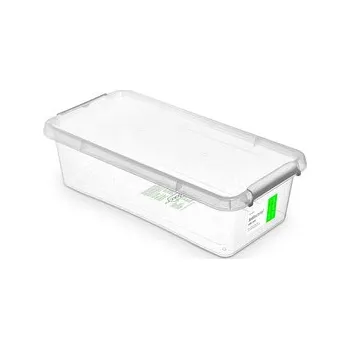 Dóza na potraviny antibakter.box 6,0 l 40x20x11cm,transp.plast