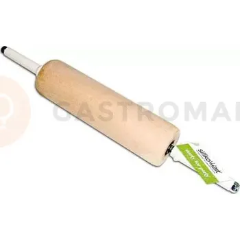 Váleček na těsto Dřevěný váleček na těsto s umělohmotnými úchyty 300x85 mm | SILIKOMART, ACC005