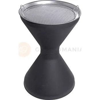Volně stojící popelník s průměrem 400 mm | CONTACTO, 1623/400
