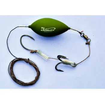 Rybářský háček Climax Podvodní plovák Climax, jednohák, trojhák 7/0 + 2/0, 180cm, 80kg