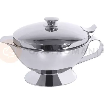 Servírovací stolek Nerezový omáčník s poklicí 0,4 l | CONTACTO, 605/040