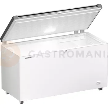 Chlazení Pultový mrazák s výklopným víkem z ušlechtilé oceli a statickým chlazením, 404 l, 1465x720x825 mm | LIEBHERR, EFL 4656