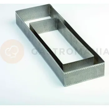 Výroba svíčky Cukrářská perforovaná forma na dorty - obdelníková - 9x29x3,5 cm | PAVONI, XF299035