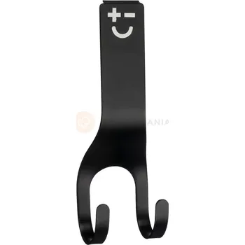 Stojan na nože Dvojitý háček na magnetickou lištu, černý | BISBELL, BMDOHCDUBK