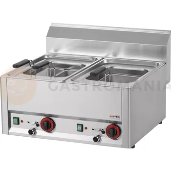 Stolní pila Vařič těstovin elektrický dvojitý 2xGN 1/1, 200 mm | REDFOX, VT-60-EL