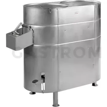 Kuchyňská škrabka Škrabka na brambory s oplachem, nerezová, zatížení: 8-10 kg, výkonnost: 250-300 kg/h | SPOMASZ NAKŁO, OZP15N