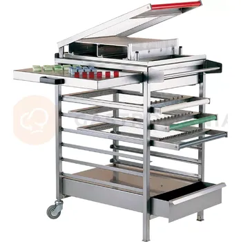 Čokoládová tyčinka Vozík pro kráječe CHITARRA Single a Double 70x60x85 cm | PAVONI, CCH