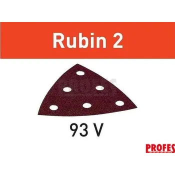 Brusný papír Festool 1x Brusný papír - brusivo pro deltabrusky Festool RO 90 DX, DELTEX a RS 300, RS 3, LRS 93 (Festool Rubin 2 STF V93/6 P80 RU2/50) 93mm, zr. 80 (499163)